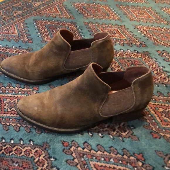Born Suede Leather Low Booties - Picture 3 of 12